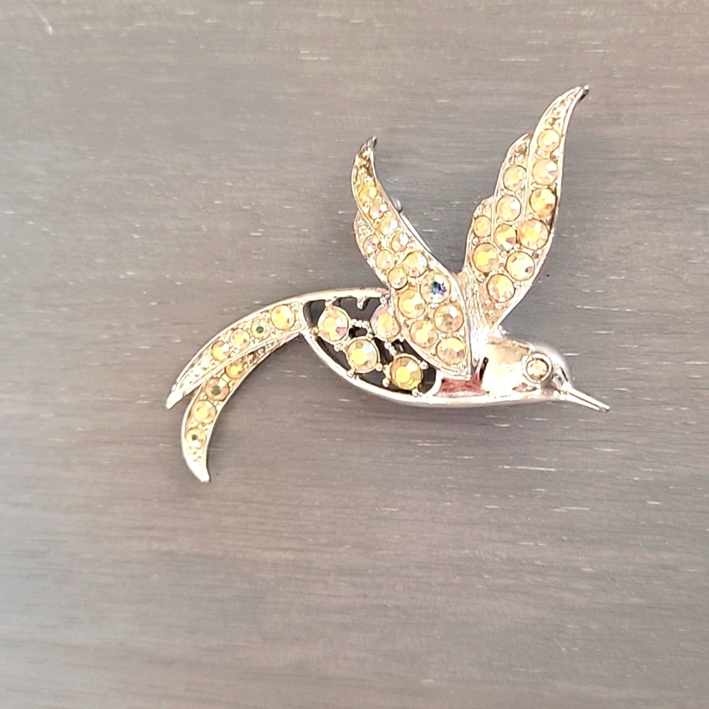 Sarah Covington Hummingbird Brooch